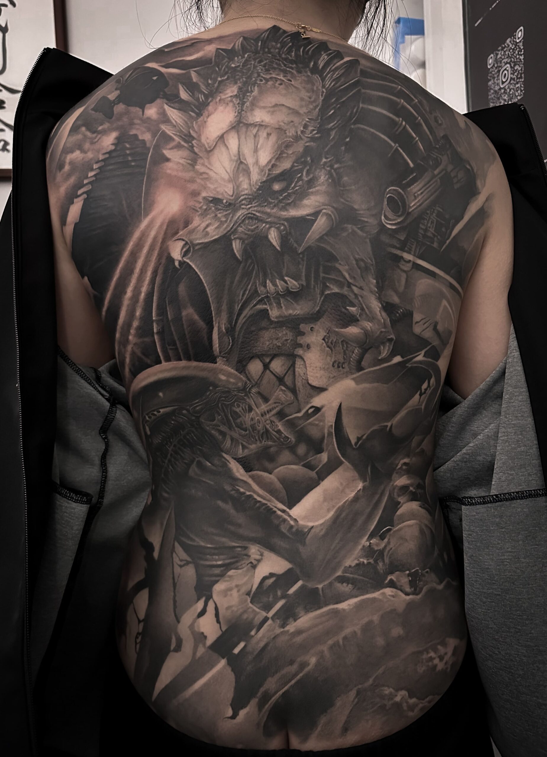 No.6001-Alien vs. Predator – Tattoo Extreme Aesthetics Competition 刺青極限美學大賽